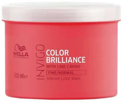 Dažytų plonų plaukų kaukė Wella Professionals Invigo Color Brilliance Fine/Normal Mask 150ml