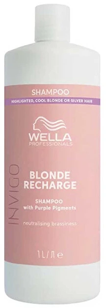 Wella Professionals Invigo Skirtas šviesiems plaukams Recharge Šampūnas moterims, 300 ml