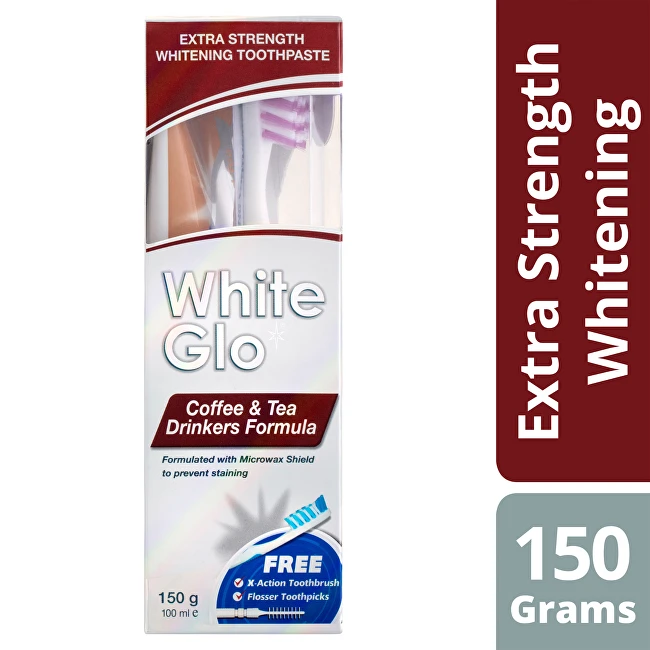 White Glo Baltas GLO COFFEE & TEA DRINKERS FORMULA dantų pasta, 150 g