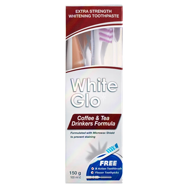 White Glo Baltas GLO COFFEE & TEA DRINKERS FORMULA dantų pasta, 150 g