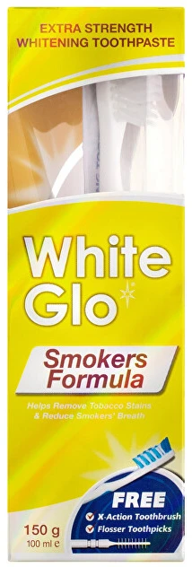 White Glo Baltas GLO SMOKERS FORMULA dantų pasta, 150 g