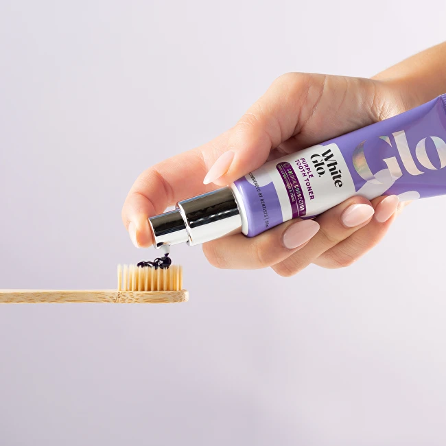 White Glo Baltas Glo Baltas Glo Violetinė Tooth Toneris, 50 ml