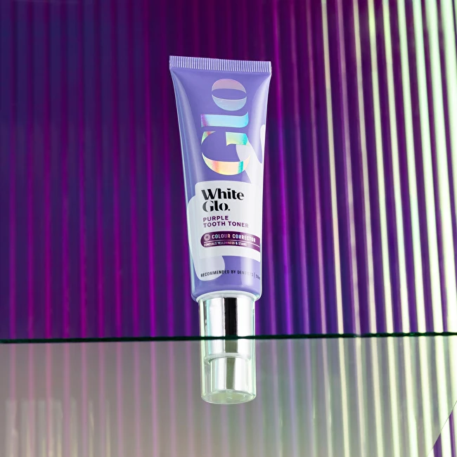 White Glo Baltas Glo Baltas Glo Violetinė Tooth Toneris, 50 ml
