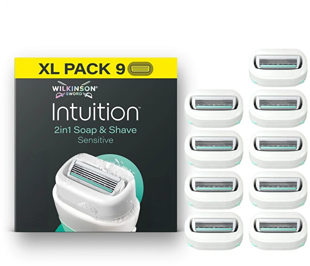 Wilkinson Intuition Sensitive skustuvo galvučių komplektas