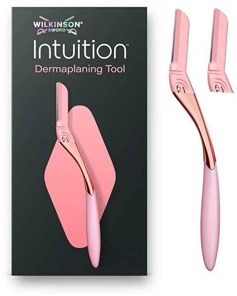 Wilkinson Sword Wilkinson Intuition Dermaplaning Tool profesionalus dermaplaningo įrankis + 2 atsarginiai peiliukai