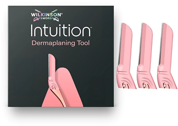 Wilkinson Sword Wilkinson Intuition Dermaplaning Tool keičiami įdėklai, skirti profesionaliems dermaplaning įrankiams, 3 vnt.