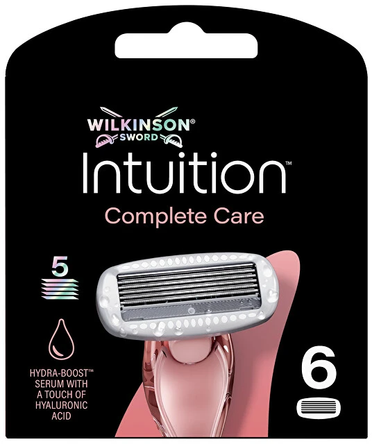 Wilkinson Intuition Complete Care pakaitiniai skustuvo peiliukai moterims, 6 vnt.