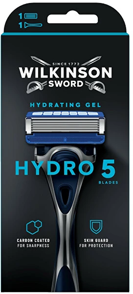 Wilkinson Sword Skustuvas + 1 atsarginė Hydro 5 odos apsaugos galvutė