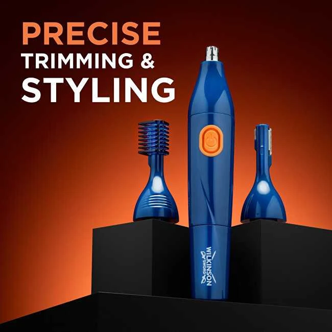 Trimeris nosies, ausų ir antakių plaukams Wilkinson Sword The Stylist (Electric)