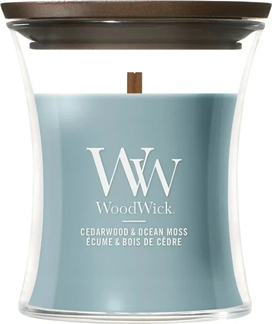 Woodwick Kedro mediena ir vandenyno samanos