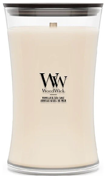 WoodWick Aromatinė žvakė (Vanilla & Sea Salt), 609,5 g
