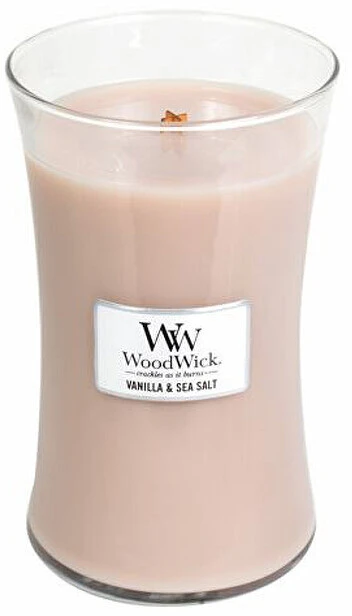 WoodWick Aromatinė žvakė (Vanilla & Sea Salt), 609,5 g