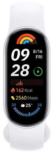 Išmanioji apyrankė Xiaomi Smart Band 9,  sidabrinės spalvos