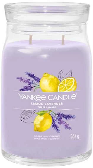 Yankee Candle Aromatinė žvakė Signature glass large Lemon Lavender 567 g