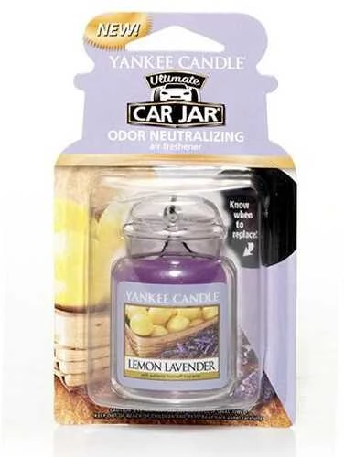 Yankee Candle Yankee žvakė „Lemon Levandų“ automobilio indelyje, 24 g