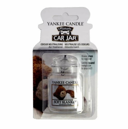 Yankee Candle kvapioji žvakė „Soft Blanket“ automobilio indelyje, 24 g