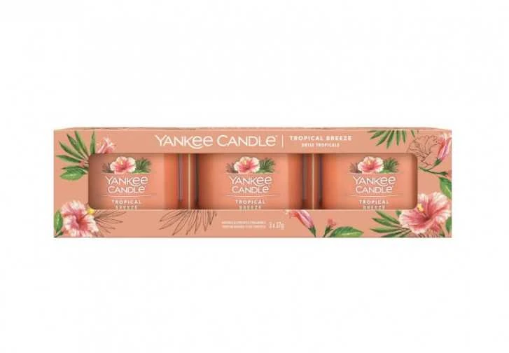 Yankee Candle Tropical Breeze mini žvakės 3 vnt