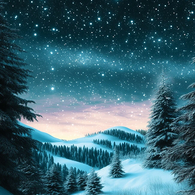 Yankee Candle Signature kvapioji žvakė stiklinėje maža Winter Night Stars 110 g