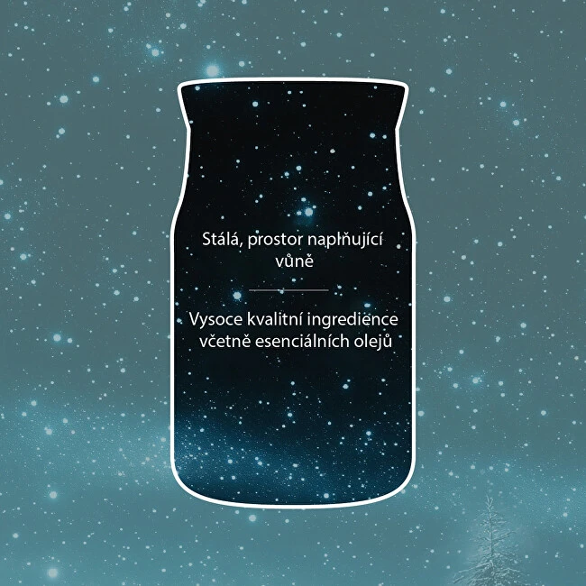 Yankee Candle Signature kvapioji žvakė stiklinėje maža Winter Night Stars 110 g