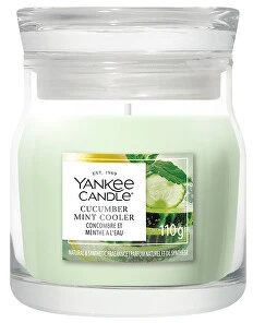 Yankee Candle Signature scented candle small glass Cucumber Mint Cooler 110 g