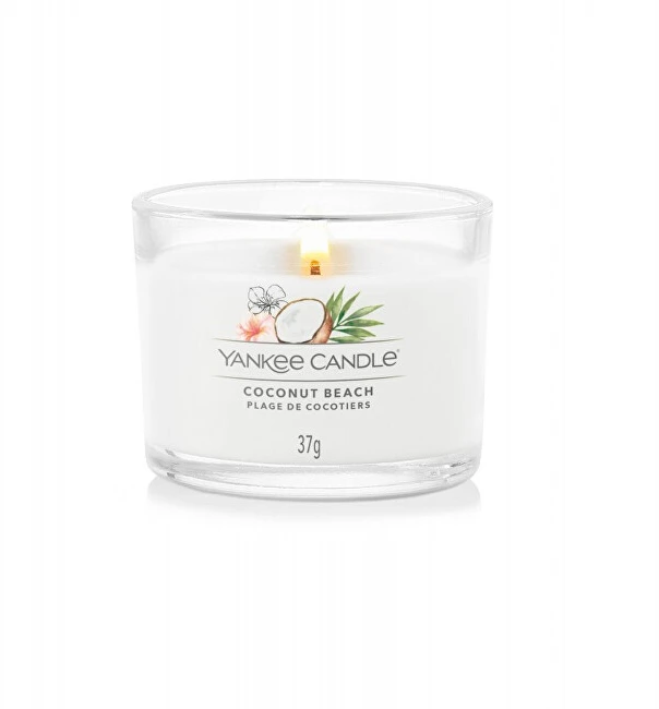 Yankee Candle Coconut Beach kvapioji žvakė, 37 g