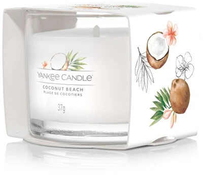 Yankee Candle Coconut Beach kvapioji žvakė, 37 g