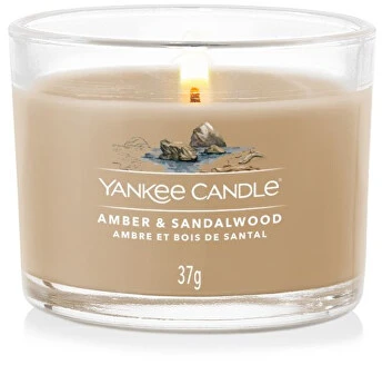 Yankee Candle Amber & Sandalwood kvapioji žvakė unisex, 37 g