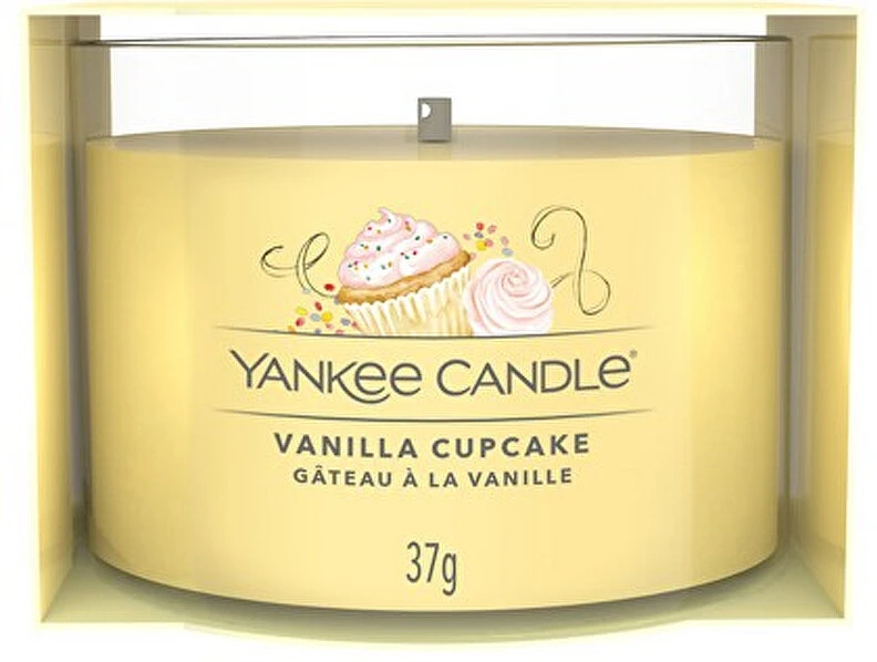 Yankee Candle Vanilla Cupcake kvapioji žvakė, 37 g