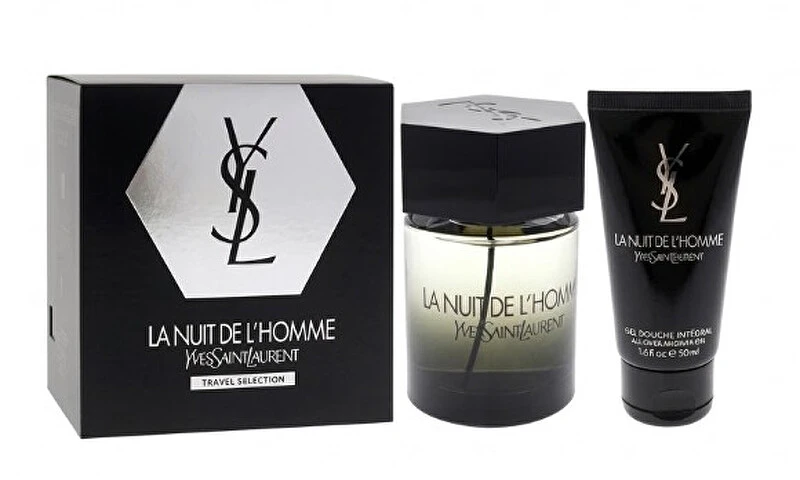 Yves Saint Laurent La Nuit De L'Homme rinkinys vyrams (100 ml EDT + 50 ml dušo gelis)