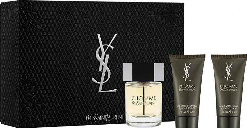 Yves Saint Laurent L´Homme rinkinys vyrams (EDT, 100 ml + balzamas po skutimosi, 50 ml + dušo želė, 50 ml)