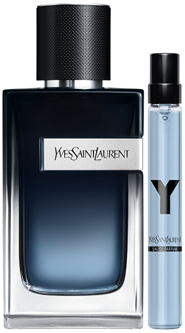 Set Yves Saint Laurent: Y Eau De Parfum For Men, 100 ml + Y Eau De Parfum For Men, 10 ml