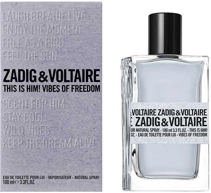 Zadig & Voltaire This is Him! Vibes of Freedom EDT tualetinis vanduo vyrams, 50 ml