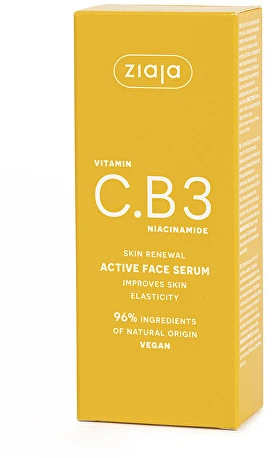 Ziaja Vitaminas C B3 Niacinamido Aktyvus veido serumas 30ml