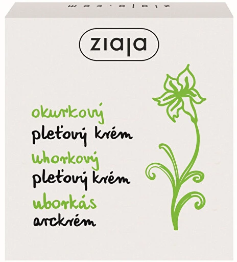 Ziaja "Agurkų veido kremas" 50ml