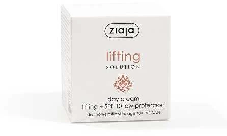 Ziaja Dieninis kremas, liftinguojantis Lifting Solution + SPF10, 50 ml.