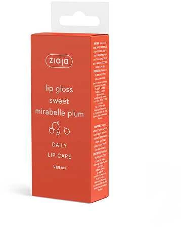 Ziaja Sweet Mirabelle Plum blizgus lūpų balzamas, 12 ml