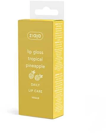 Ziaja Bálsamo Labial Con Brillo Tropical Pineapple, 12 ml