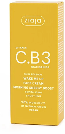 Ziaja Vitamin C B3 Niacinamido Atgaivinantis dieninis veido kremas 50ml