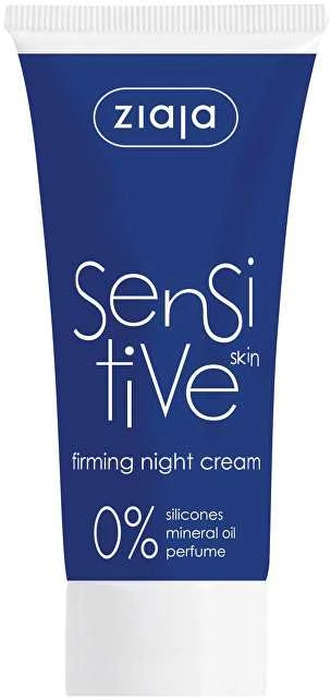 "Ziaja Sensitive" stangrinamasis naktinis kremas jautriai odai 50 ml