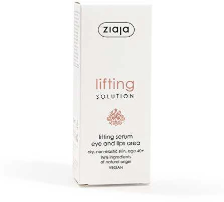 Ziaja Paakių ir lūpų srities serumas, liftinguojantis Lifting Solution, 30 ml.