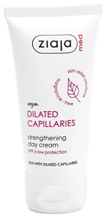 Ziaja Dilated Capillaries Strengthening Day Kreminis SPF 6 - Pleťový krém 50ml