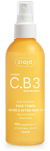 Ziaja Vitaminas C B3 Niacinamido Tonikas veido purškalas 190ml