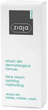Ziaja Soothing moisturizing face cream for atopic skin Face Kreminis 50 ml