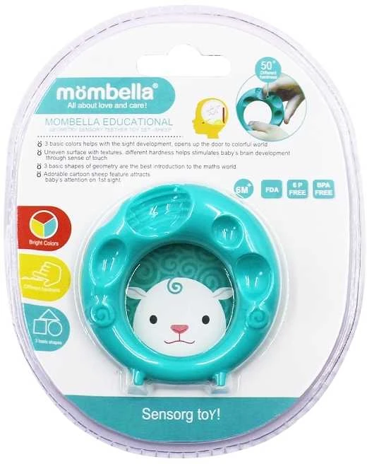 MOMBELLA kramtukas SHEEP, mėlyna, 6 mėn+, P8072-3 aprašymas - Prekės nuotrauka