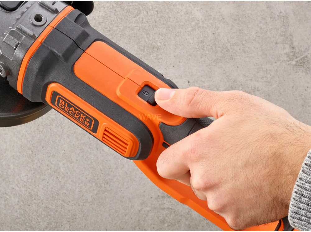 Kampinis šlifuoklis Black & Decker BCG720N-XJ (be akumuliatoriaus ir kroviklio)