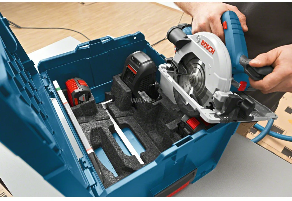 Akumuliatorinis diskinis pjūklas Bosch GKS 18V-57 G Professional, LB, be akumuliatoriaus ir kroviklio