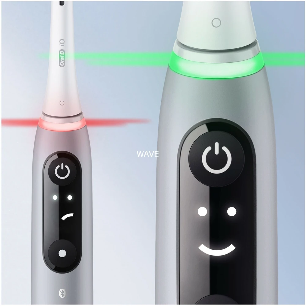 Braun Oral-B iO Series 6, elektrinis dantų šepetėlis, Pilkos spalvos aprašymas - Prekės nuotrauka