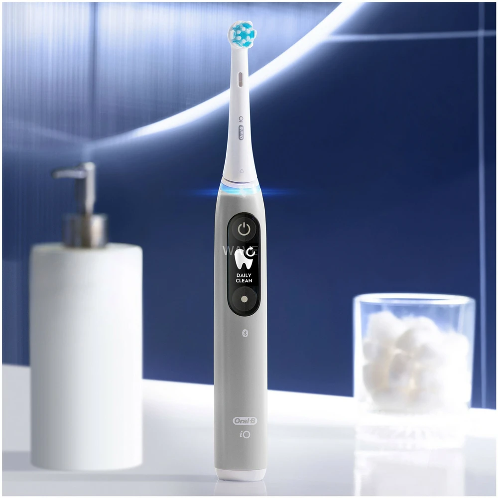 Braun Oral-B iO Series 6, elektrinis dantų šepetėlis, Pilkos spalvos aprašymas - Prekės nuotrauka