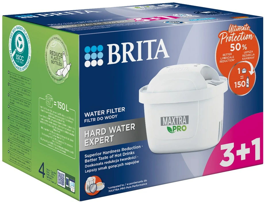 Brita Maxtra Pro Hard Vanduo Expert filtras 3+1 vnt
