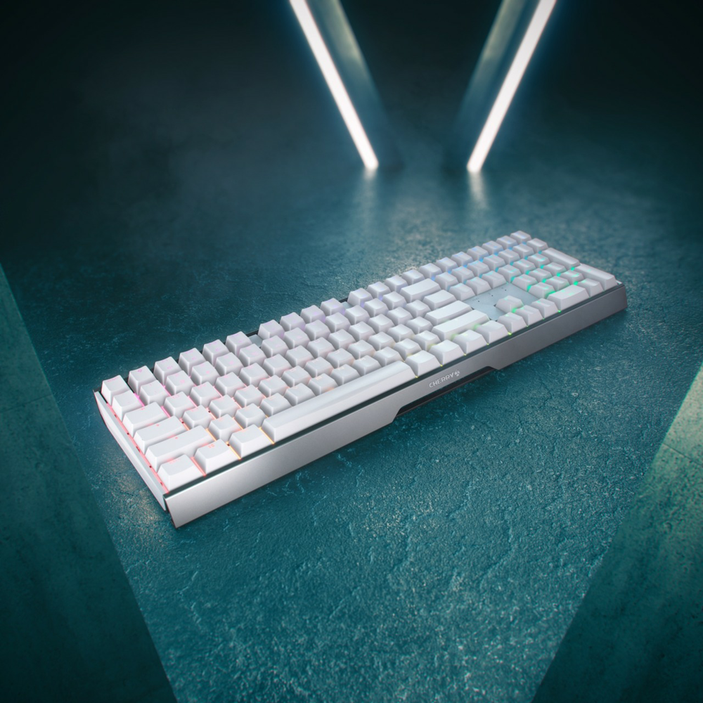 CHERRY MX BOARD 3.0 S Klaviatūra / CORDED MECHANICAL Baltas, modelis ...